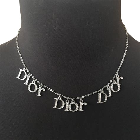 designer necklace dior|full name dior necklace.